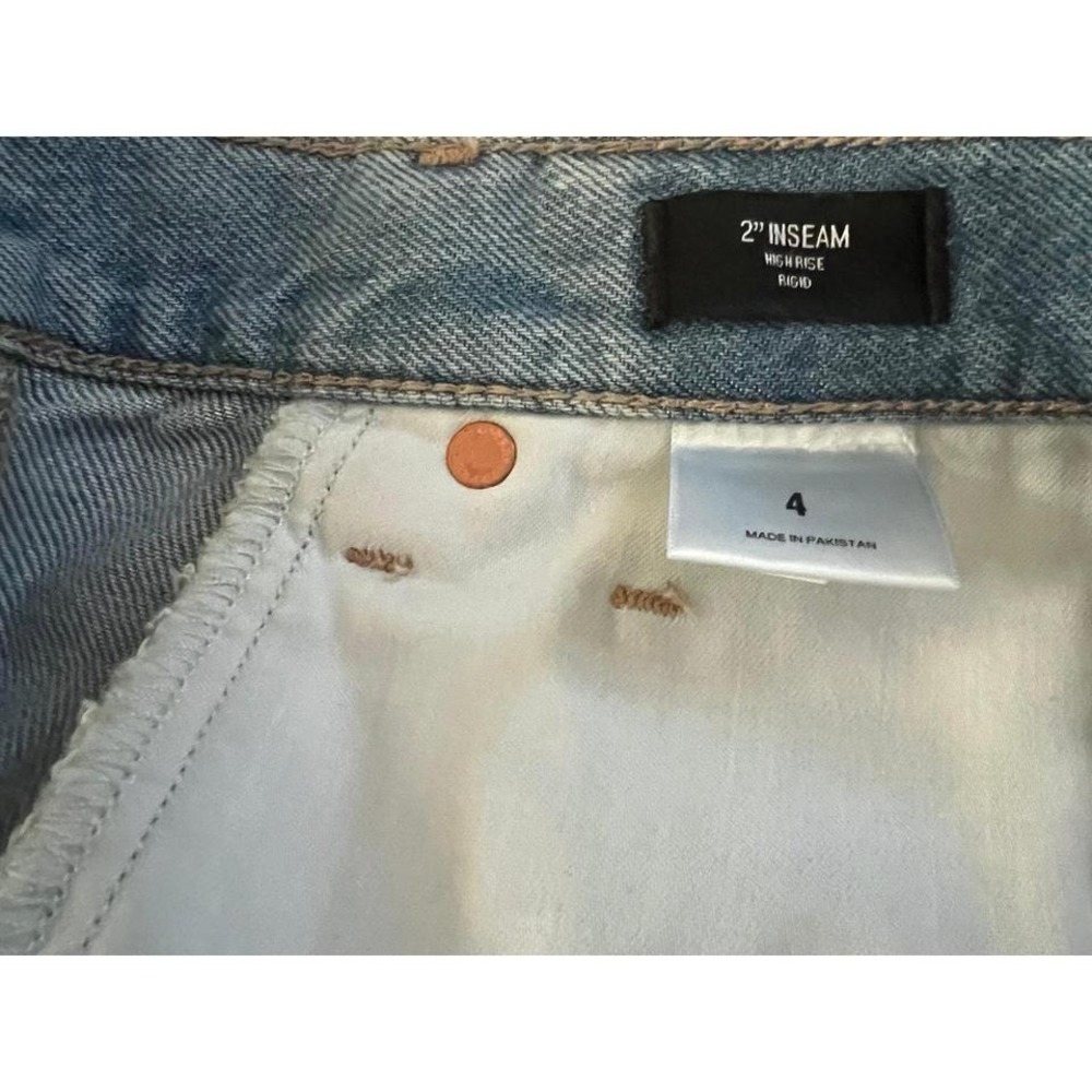 Express High Rise Frayed Shorts - Picture 5 of 5